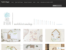Tablet Screenshot of fattidisegni.com